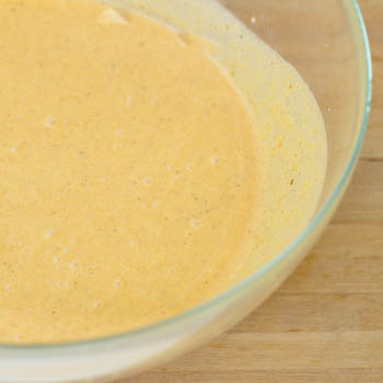 whisked ingredients