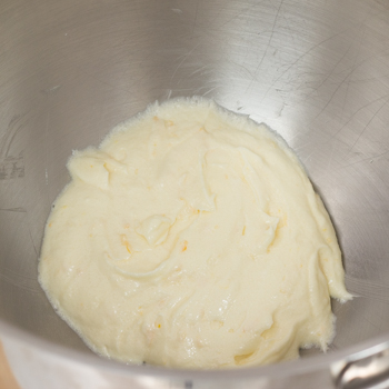 Dough in a bowl.