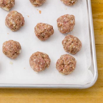rolled meatballs