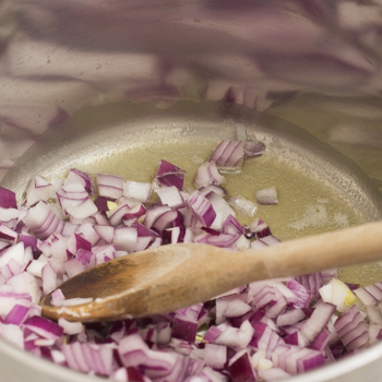 cooking onions