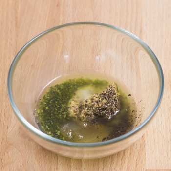 margarine, mustard, rosemary marinade