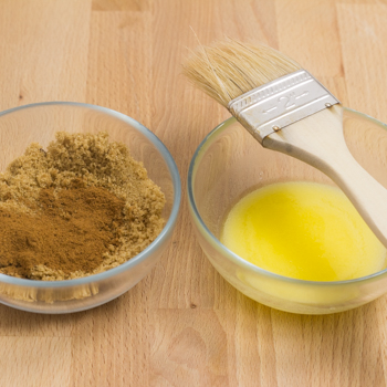 melted margarine in a bowl