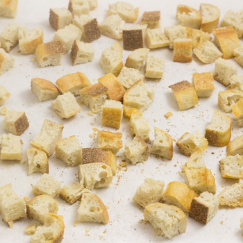 cubed bread