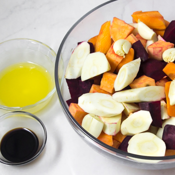 roasted root veggies