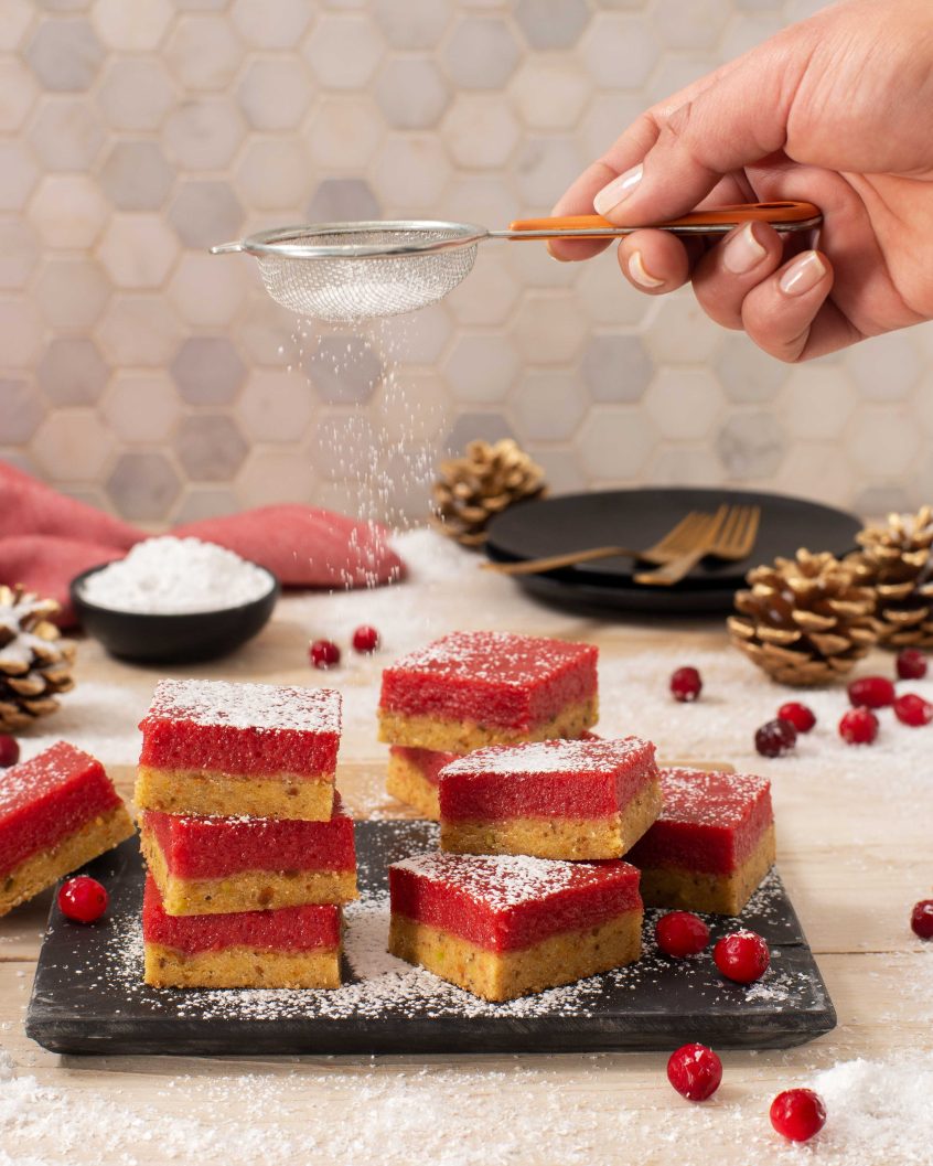 Mirage Cranberry Curd Bars